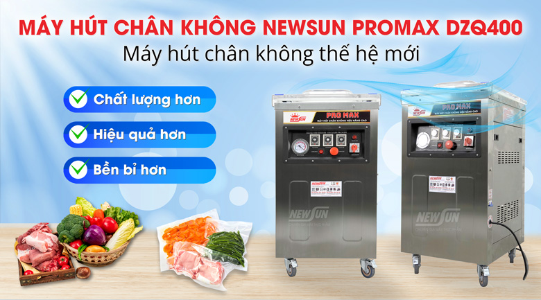 Máy hút chân không NEWSUN Promax DZQ400 Máy hút chân không NEWSUN Promax DZQ400