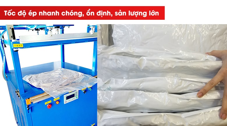 Tốc độ ép nhanh chóng, sản lượng lớn