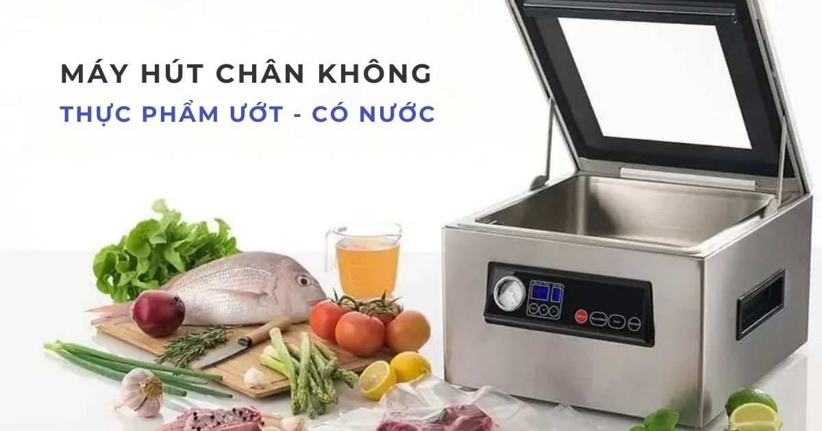 Top 3 máy hút chân không hút được nước, thực phẩm có nước