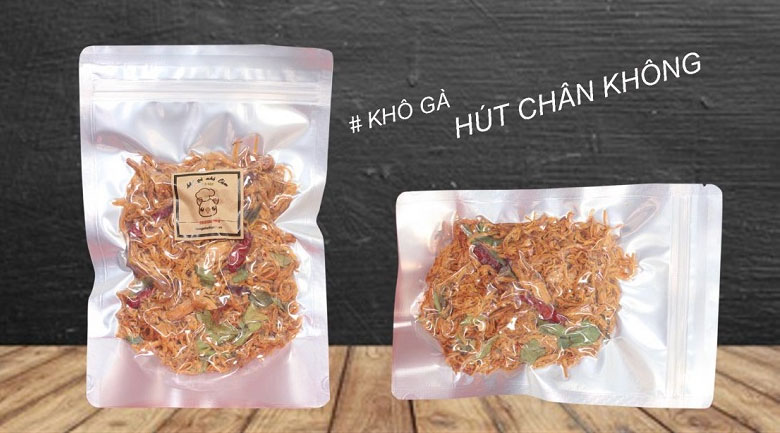 Thời gian bảo quản khô gà với máy hút chân không