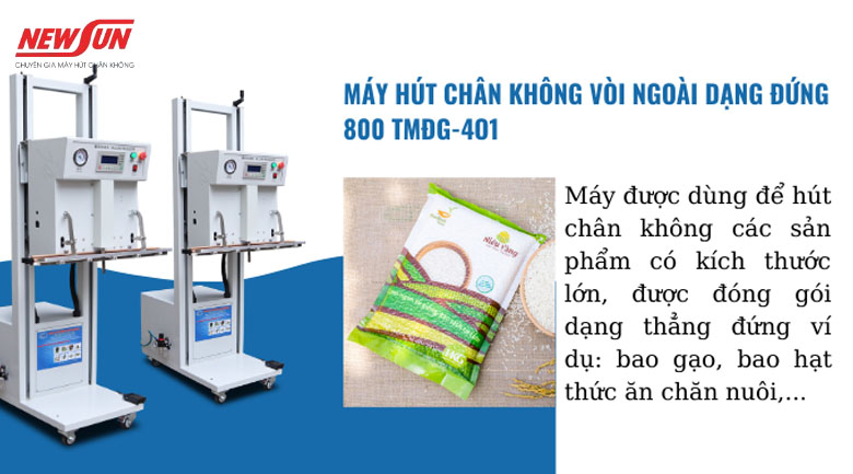 Máy hút chân không công nghiệp giá rẻ dạng đứng