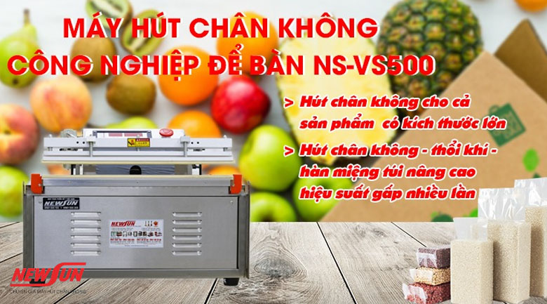 Máy hút chân không công nghiệp giá rẻ vỏi ngoài