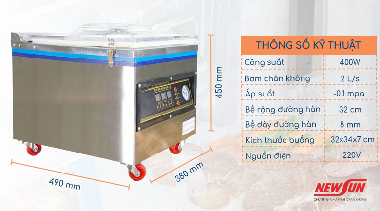 Máy hút chân không công nghiệp mini