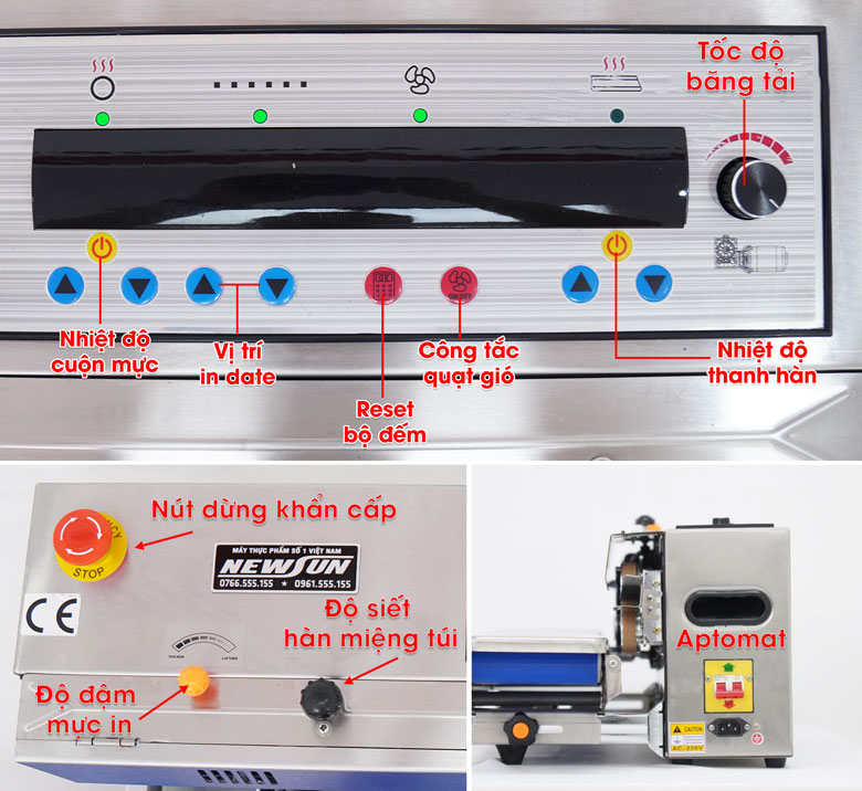 Bảng điều khiển thông minh, dễ sử dụng 