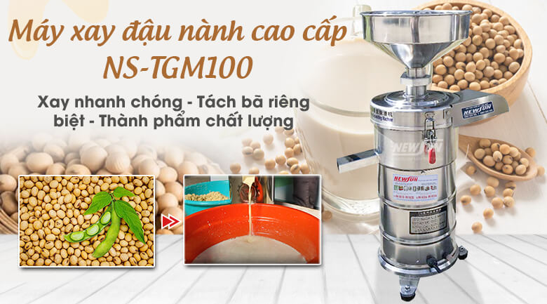 Máy xay đậu nành cao cấp TGM100 (30kg/h) của NEWSUN