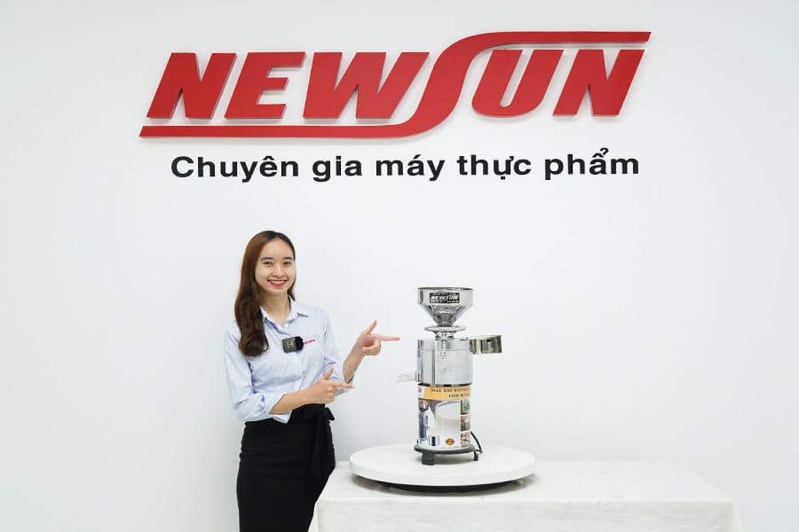 Hình ảnh thực tế máy xay đậu nành NEWSUN 