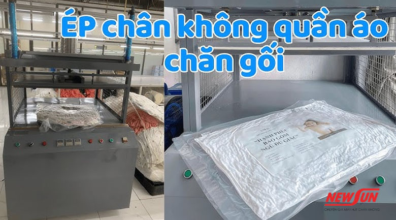 Máy ép hút chân không công nghiệp tiết kiệm không gian