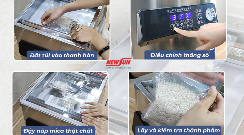 Hướng dẫn sử dụng máy hút chân không 1 buồng