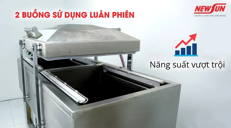 Buồng hút máy hút chân không dzq400