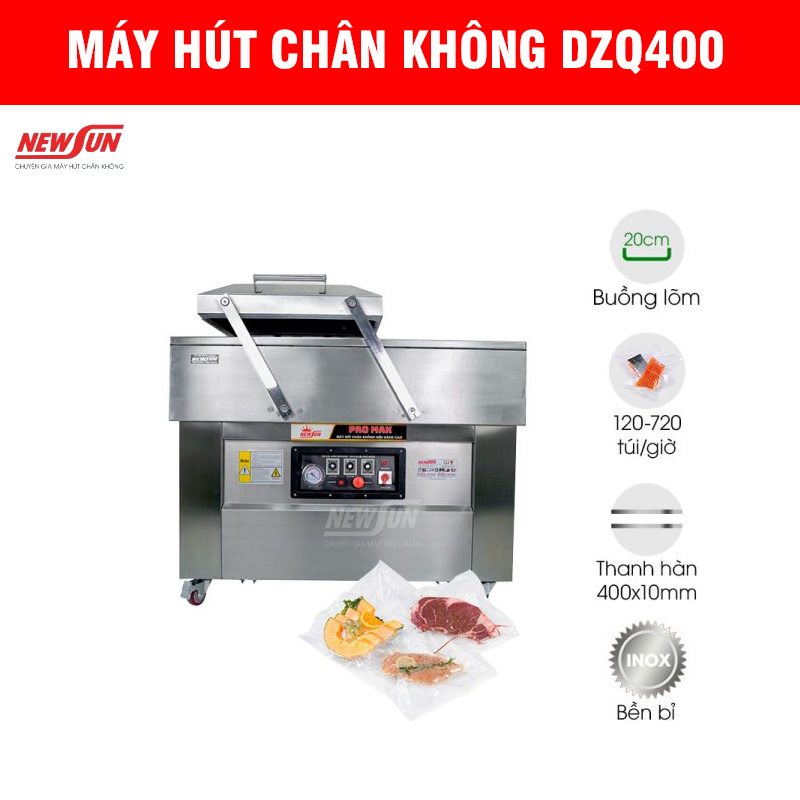 TOP 7 ưu điểm của máy hút chân không DZQ400 được ưa chuộng