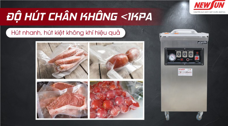 Độ hút chân không của máy hút chân không công nghiệp loại nhỏ