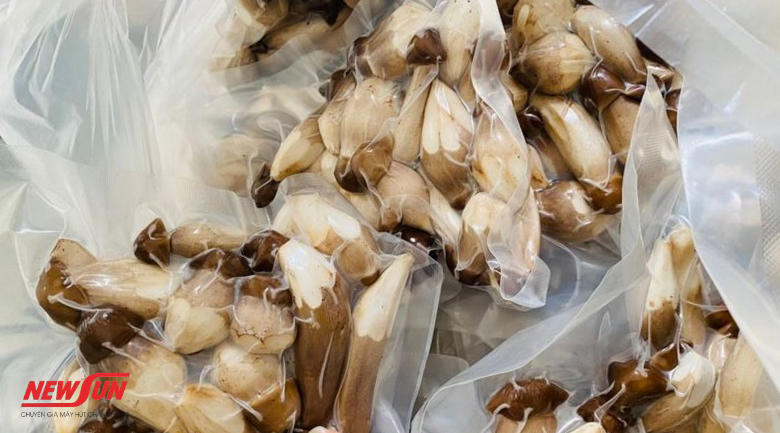cách bảo quản nấm mối, hút chân không