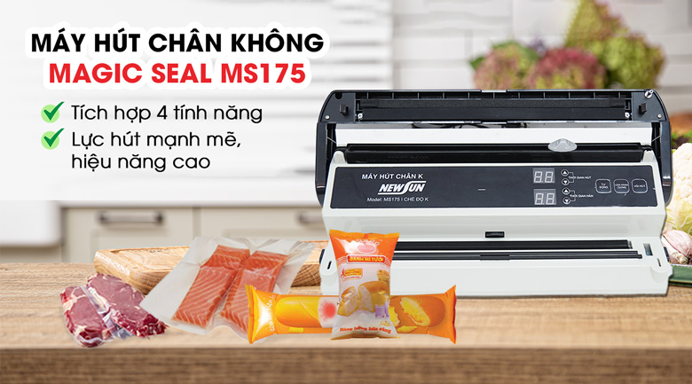 Top 5 máy hút chân không lạp xưởng tốt nhất năm 2025 12 Máy hút chân không lạp xưởng mini MS175 hiệu năng cao