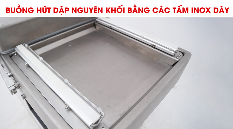 Máy hút chân không Kunba DZ400/2SA (2 buồng) 13 Buồng hút được dập nguyên khối