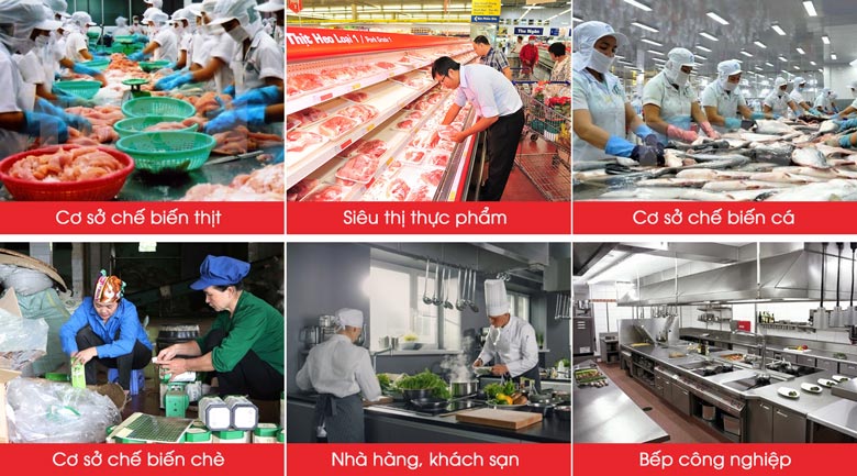 Máy hút chân không Kunba DZ400/2SA (2 buồng) 19 Ứng dụng đa dạng
