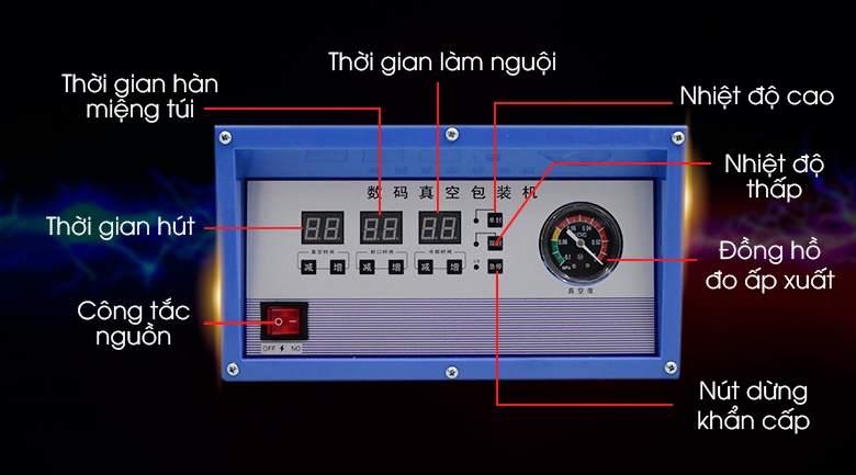 Máy hút chân không gạo HC-360S 14 Vận hành đơn giản
