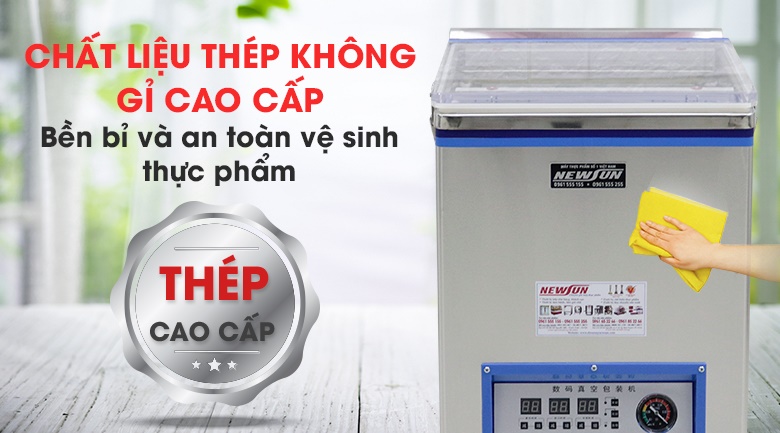 Máy hút chân không gạo HC-360S 9 thiết kế gọn gàng, dễ dàng di chuyển