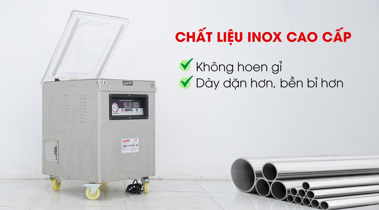 Máy hút chân không 1 buồng Kunba DZ600/2E 14 Chất liệu cao cấp, bền đẹp theo thời gian