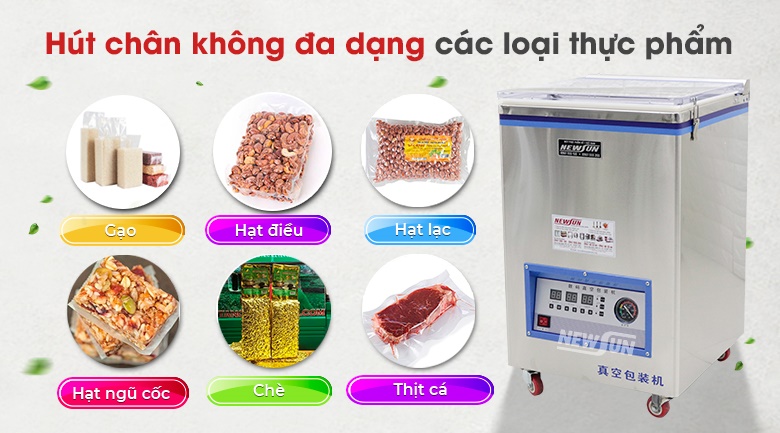 Máy hút chân không gạo HC-360S 13 Hút đa dạng thực phẩm