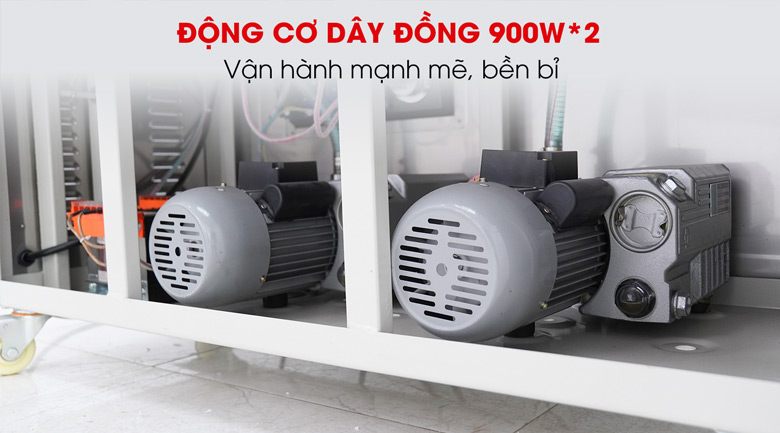 Máy hút chân không Kunba DZ500/2SA (2 buồng) 12 Động cơ kép công suất lớn