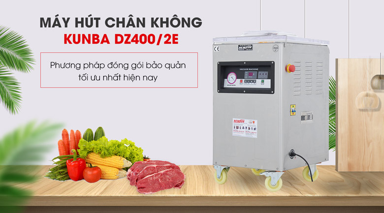 Máy hút chân không 1 buồng Kunba DZ400/2E 7 Máy hút chân không 1 buồng Kunba DZ400/2E