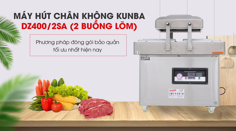 Máy hút chân không Kunba DZ400/2SA (2 buồng) 10 Máy hút chân không Kunba DZ400/2SA (2 buồng)