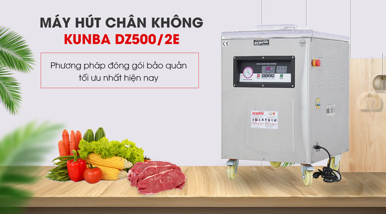 Máy hút chân không 1 buồng Kunba DZ500/2E