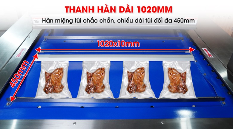 Máy hút chân không liên tục tự động HVB‑1020F/1 16 Thanh hàn bằng đồng nguyên chất - Cho mối hàn chắc chắn, thẩm mỹ