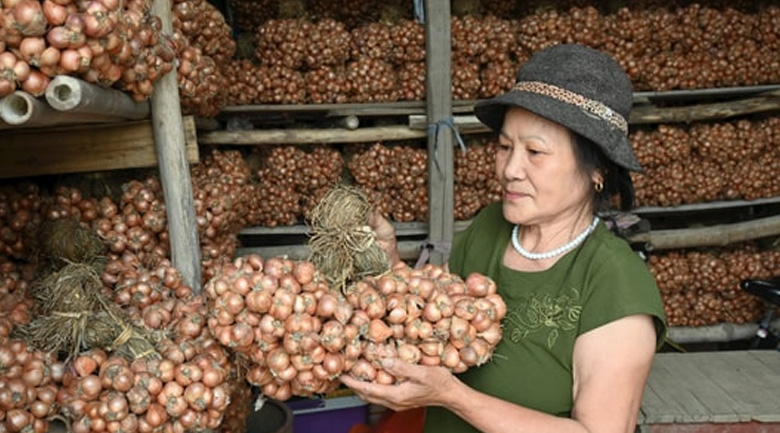 cách bảo quản hành tỏi khô troe