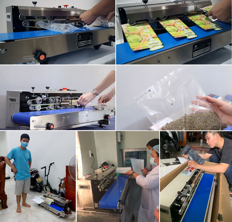 Máy hàn miệng túi in date SMT-980LD 20 Hình ảnh thực tế