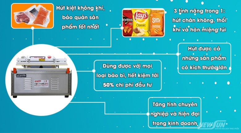 Lợi ích khi sử dụng máy hút chân không vòi ngoài